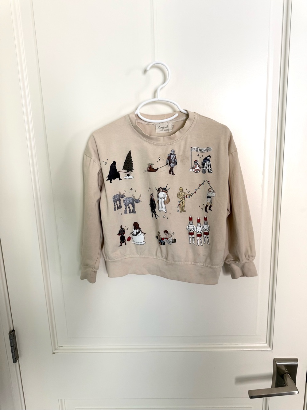 Magical Little Babes Star Wars Christmas Bamboo Sweatshirt Toddler 2-3T 2T 3T